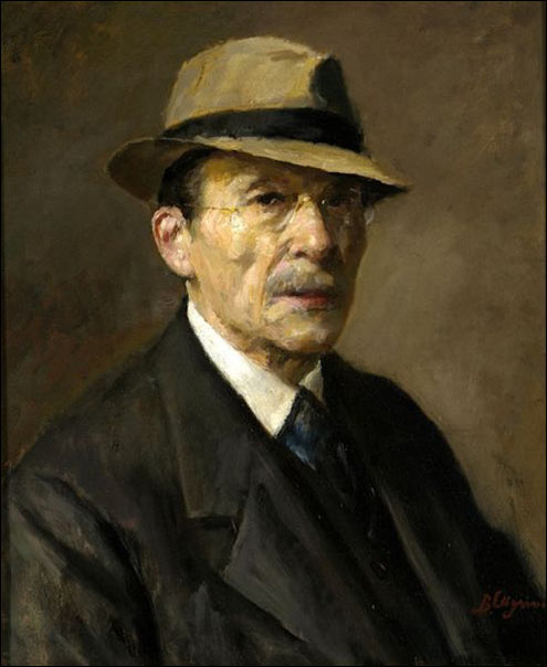 Baruch Lopes de Leão Laguna, autoretrato, cerca de 1940